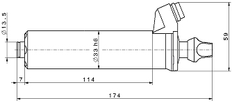 Type 4025 dimensions
