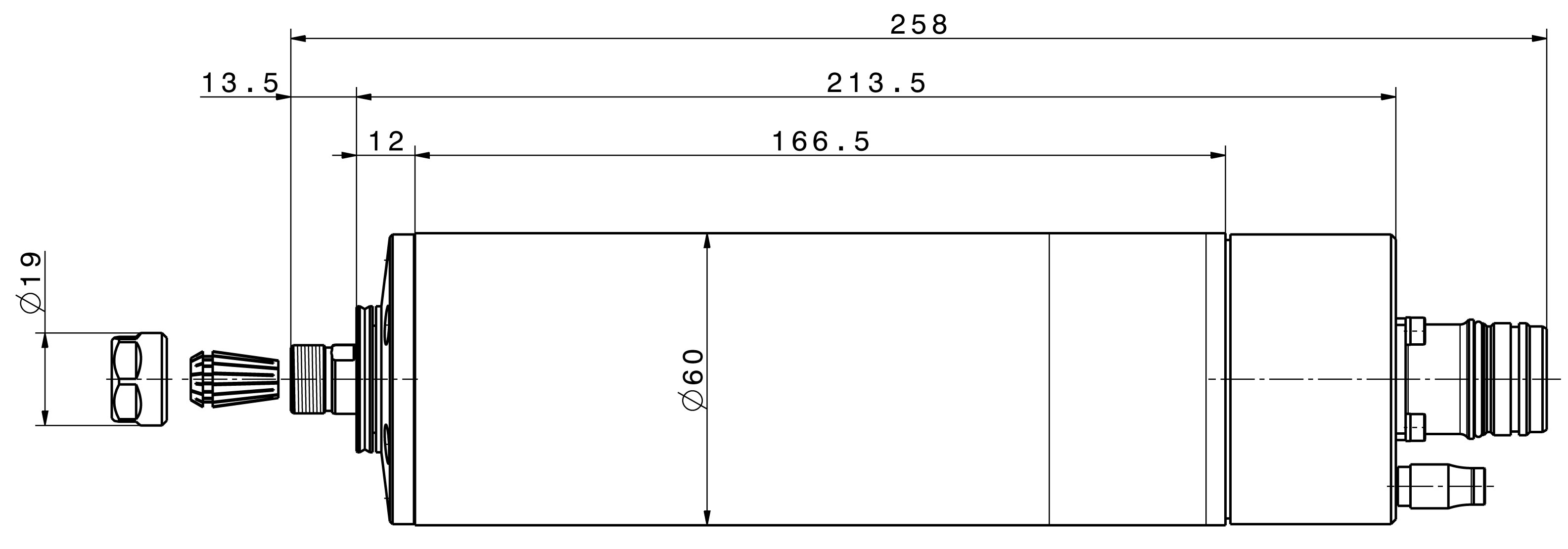 Type 4060 ER dimensions